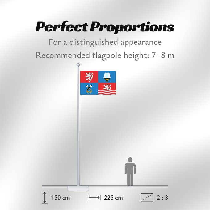 Flag Proportions: Karlovy Vary Region	Région de Karlovy Vary	Región de Karlovy Vary	Region Karlovy Vary	Regione di Karlovy Vary