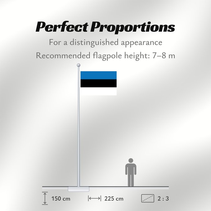 Flag Proportions: Estonia L Estonie Estland Estone Estónia Estonii Сцяг Эстоніі Национално знаме на Естония Estonská vlajka Σημαία της Εσθονίας Eesti lipp پرچم کشور استونی Viron HEastóine Észtország エストニアの国旗 ესტონეთის დროშა Estijos Igaunijas Знаме на Естонија Estoniei Флаг