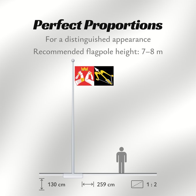 Flag Proportions: Itä-Suomen lääni