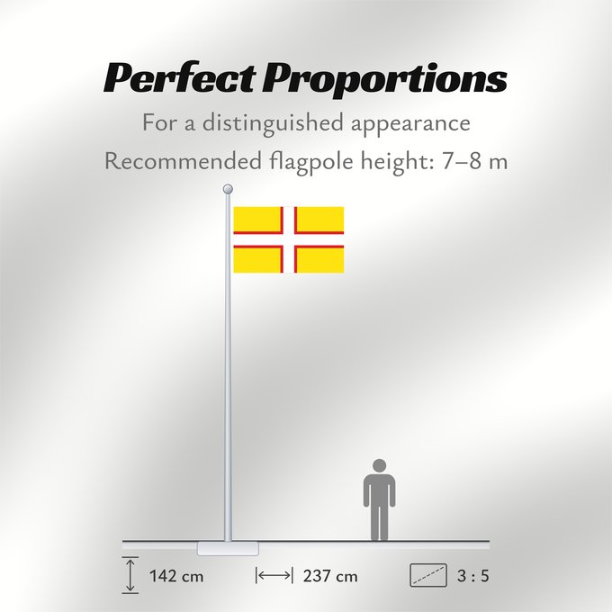 Flag Proportions: Dorset	Dorset, England