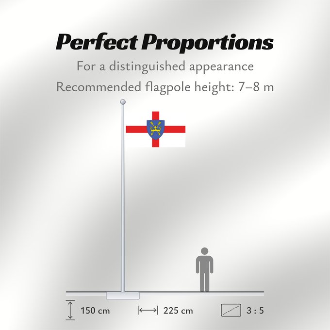 Flag Proportions: Saint Edmund Suffolk Saint Edmond