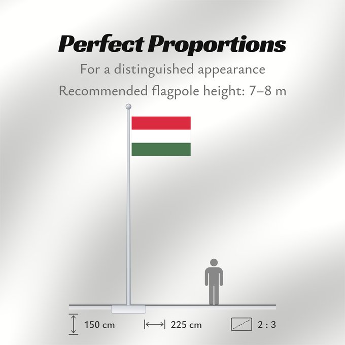 Flag Proportions: Hungary Hongrie Hungría Ungarn Dell Ungheria Hongarije Hungria Węgier Знаме на Унгария Banniel Hungaria Maďarská vlajka Ungarns Σημαία της Ουγγαρίας Hungario Ungari lipp Unkarin HUngáire Mađarske Magyarország Hungaria ハンガリーの国旗 Hungariae Vengrijos Ungārija