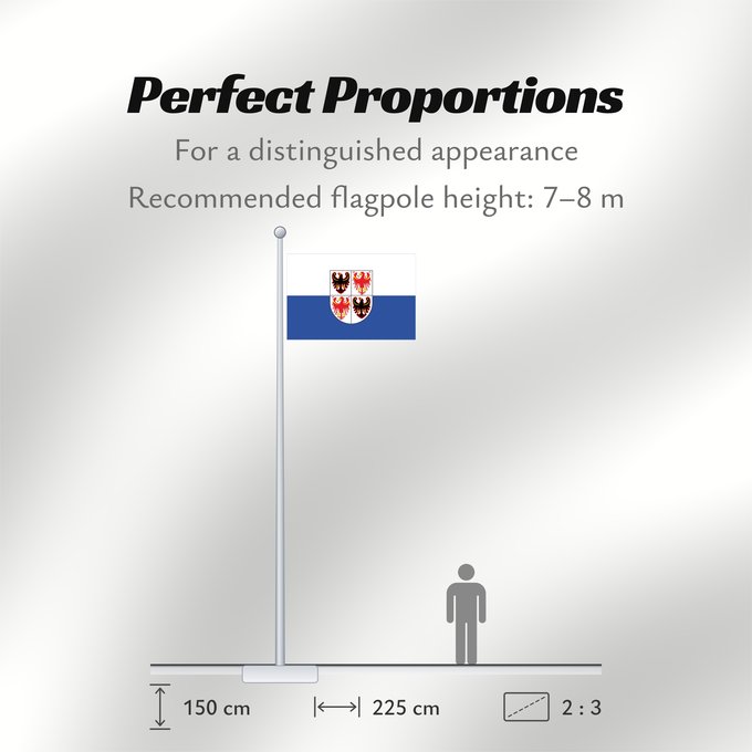 Flag Proportions: Trentino-South Tyrol	It is easy to put a border around this flag image	Région Autonome Trentin-Haut-Adige, Italie	Región Autónoma Trentino-Alto Adigio, Italia	Autonomen Region Trentino-Südtirol, Italien	Regione Autonoma Trentino-Alto Adige, Italia	Bannera