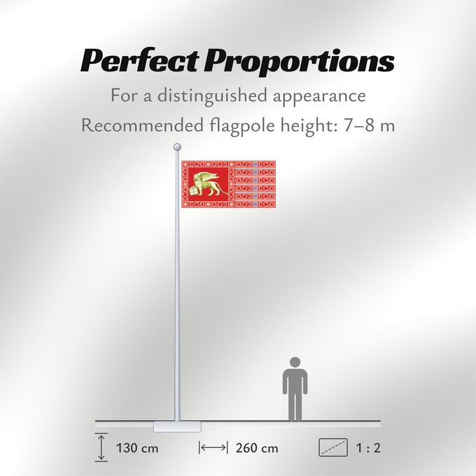Flag Proportions: Most Serene Republic of Venice Province of Venice Venise Provincia de Venecia Provinz Venedig Provincia di Venezia Republic of Venice