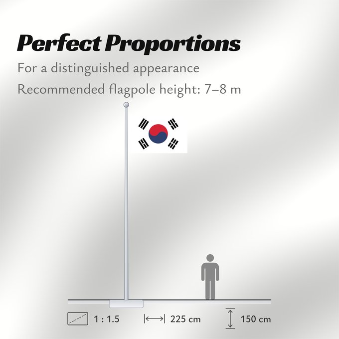 Flag Proportions: South Korea	Republic of Korea  South Korea	Corée du Sud	Corea del Sur	Südkoreas	Corea del Sud	Zuid-Korea	Coreia do Sul	Korei Południowej	علم كوريا الجنوبية  جمهورية كوريا	Cənubi Koreya	দক্ষিণ কোরিয়ার পতাকা	ལྷོ་ཀོ་རི་ཡ། དར་ཆ།	Južne Koreje	​大韓民國國旗 / Dâi-hà