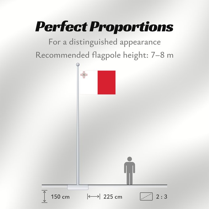 Flag Proportions: Malta Malte Сцяг Мальты Maltas Ta Malta Флаг Мальты Прапор Мальти