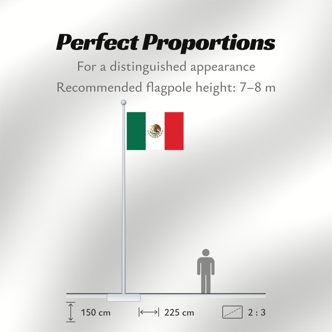 Flag Proportions: Mexico Mexico Official version of the Flag of the United Mexican States or Mexico Mexique México La actual bandera de los Estados Unidos Mexicanos Mexiko Messico México Meksyku علم المكسيك Mïxiku wiphala Meksika Mèxic Mexická vlajka Mexicos Meksiko Mexiko