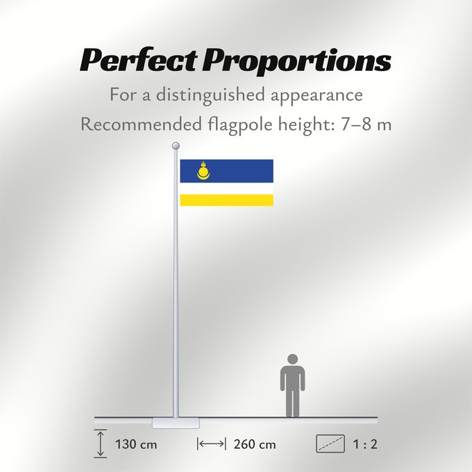 Flag Proportions: Buryatia Republic of Buryatia Buratti República de Buriatia Repubblica di Buriazia Буряад Республикын гyрэнэй һүлдэ Флаг Бурятии Парчами Бурятия