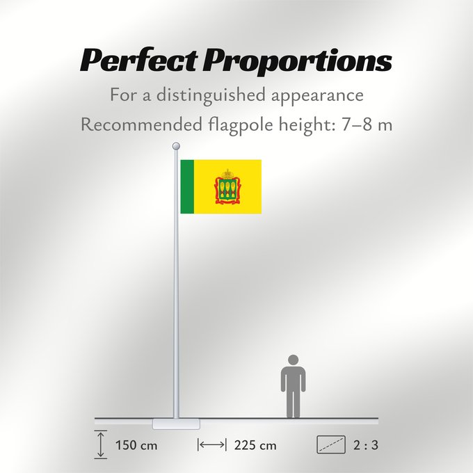 Flag Proportions: Penza Oblast Oblast de Penza Óblast de Penza Oblast Pensa