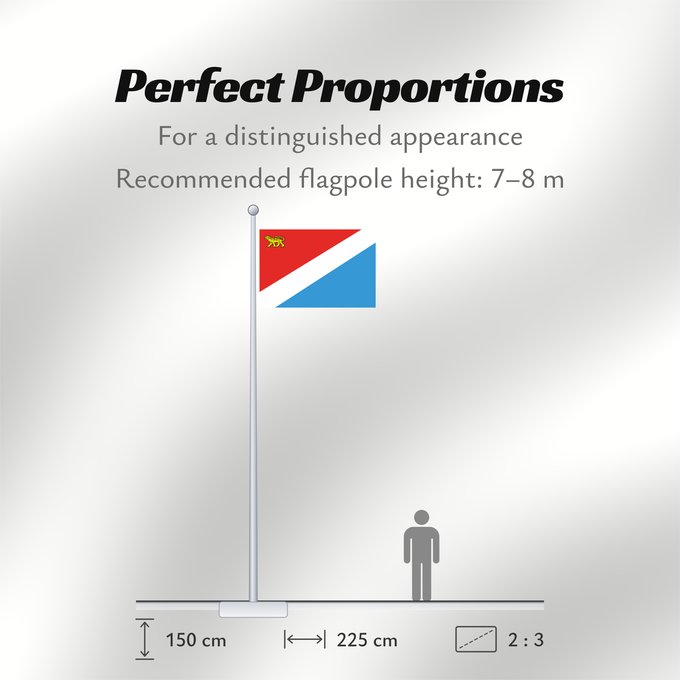 Flag Proportions: Primorsky Krai Kraï du Primorie Krai de Primorie Primorski Krai