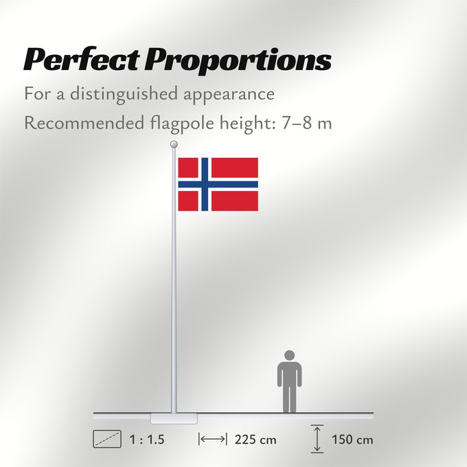 Flag Proportions: Svalbard and Jan Mayen