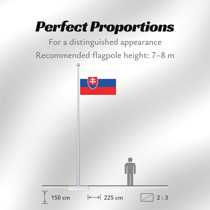 Flag Proportions: Slovakia Slovakia. Image from here, colors Slovaquie Eslovaquia Slowakei Slovacchia Slowakije Eslováquia Słowacji Сцяг Славакіі Национално знаме на Словакия Slovačke Slovenská vlajka Slovakiets Σημαία της Σλοβακίας Slovaki lipp Slovakian Slóvaice Szlováki