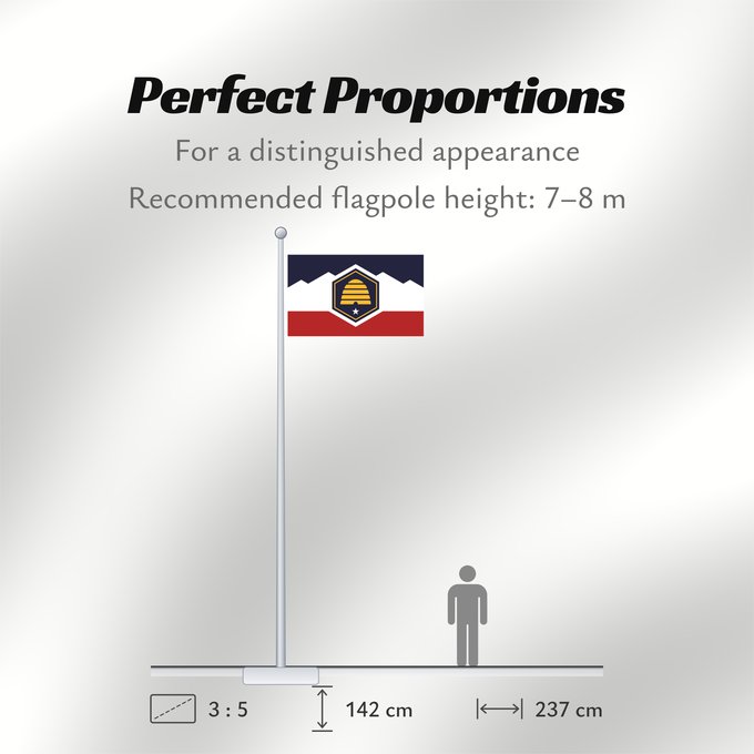 Flag Proportions: Utah	Utah  2024-present