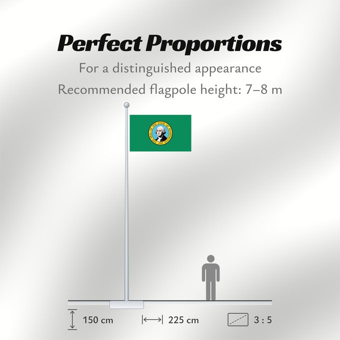 Flag Proportions: Washington	ᏩᏏᏓᏂ ᎦᏓᏘ	Ka hae Wakinekona	Vasingtoniae	Wááshindoon Hahoodzo bidáh naat á i	Флаг Вашингтона	Američke savezne države Vašington
