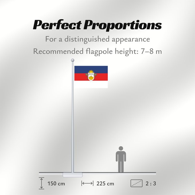 Flag Proportions: Rocha Department	Rocha 	Departamento de Rocha, Uruguay	Rocha