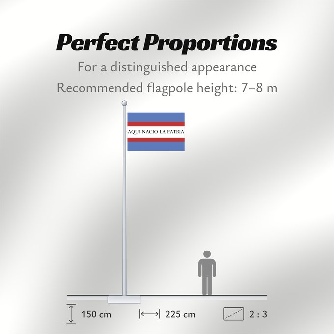 Flag Proportions: Soriano Department Soriano département de Soriano