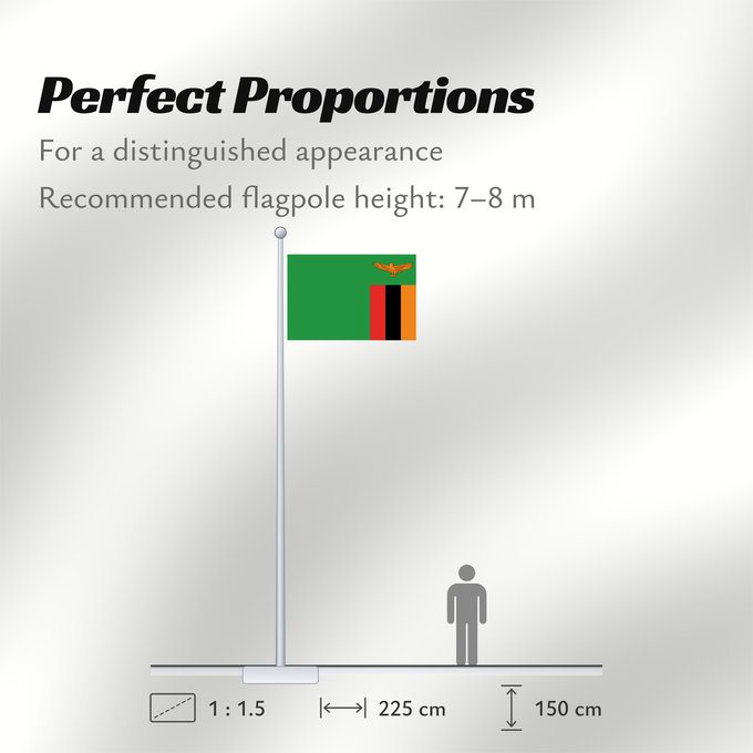 Flag Proportions: Zambia Zambie Sambia Zambio Saimbia Zambi Mbendera ya Zambia Флаг Замбии Zambije Mujeko ya Zambia Folaga la Zambia