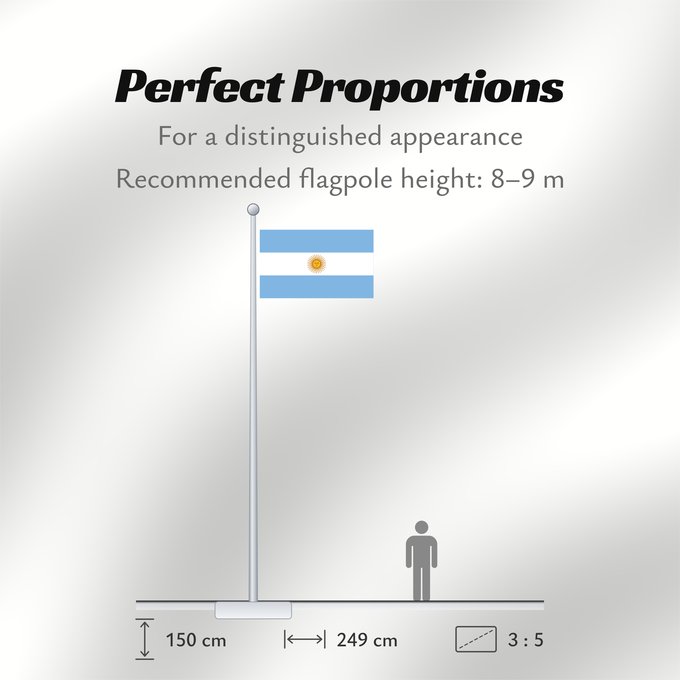 Flag Proportions: Argentina Argentin La Argentina Argentinien Dell Argentina Argentinië Argentyny আর্জেন্টিনার পতাকা Argentine آرژانتین پرچم Argentiinan Airgintín Флаг Аргентины Argentíny Argentinas Прапор Аргентини 阿根廷国旗