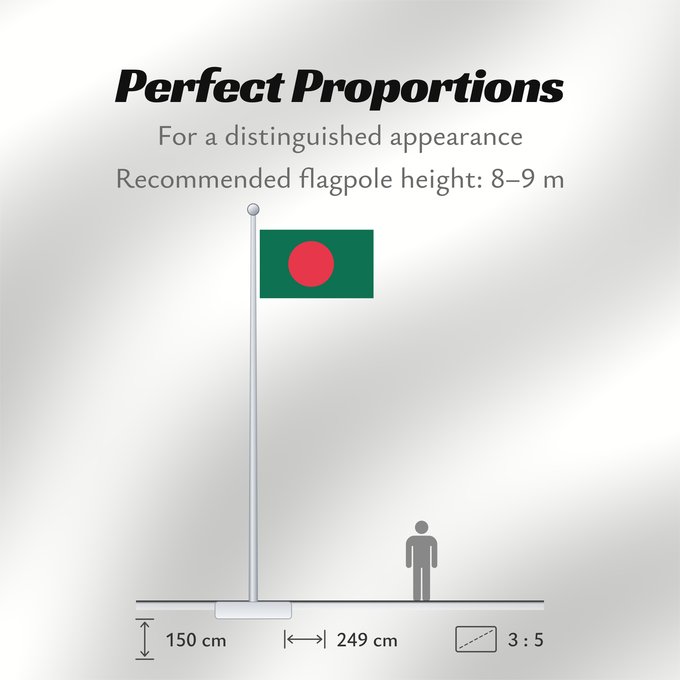 Flag Proportions: Bangladesh	Bangladesch	علم بنغلاديش	বাংলাদেশের জাতীয় পতাকা	Bangladeshs	Bangladeŝo	Bangladeshin	Le bengo lanci	Флаг Бангладеш	Bangladeša
