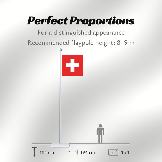 Flag Proportions: Switzerland	Switzerland (quadratic)	Suisse	Suiza	Schweizerfahne, Flagge der Schweiz	Svizzera	Zwitserland	Suíça	Szwajcarii	علم سويسرا	Сцяг Швейцарыі	Banniel Suis	Švicarske	Švýcarská vlajka	Y Swistir	Schweiz’	Svislando	Sveitsin	Svájc	スイスの国旗	스위스의 국기	Helvetia