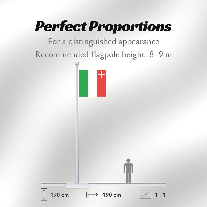 Flag Proportions: Neuchâtel (fr)