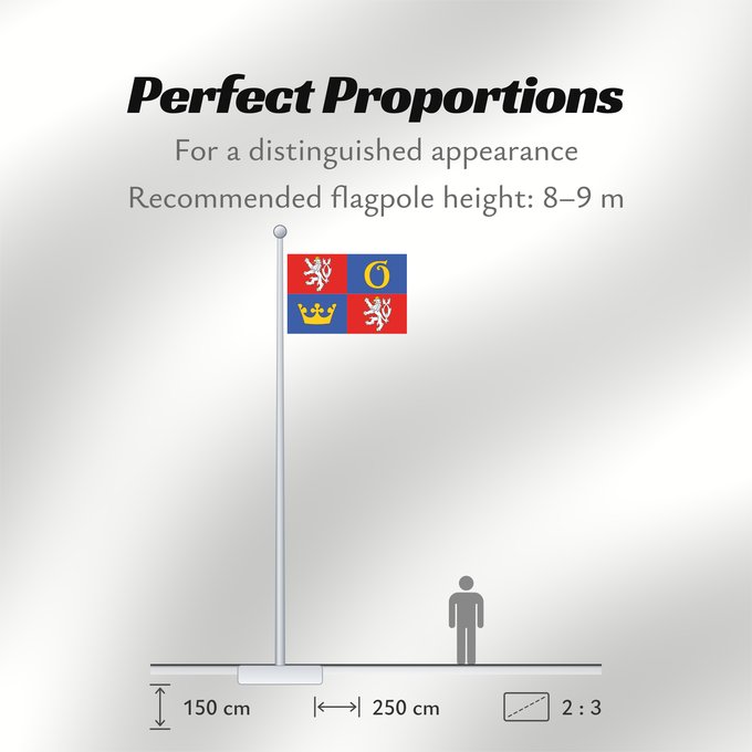 Flag Proportions: Hradec Kralove Region Hradec Králové Region Région de Hradec Králové Región de Hradec Králové Region Hradec Králové Regione di Hradec Králové