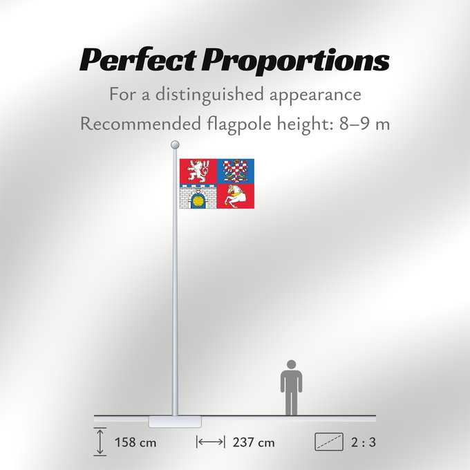Flag Proportions: Pardubice Region Région de Pardubice Región de Pardubice Region Pardubice Pardubice Regione