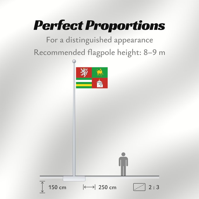 Flag Proportions: Plzen Region	Plzeň Region	Région de Plzeň	Región de Pilsen	„Region Pilsen