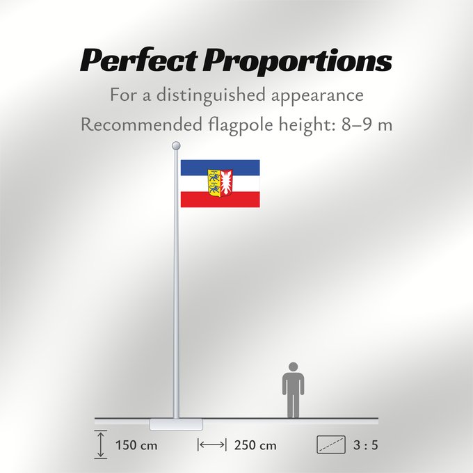 Flag Proportions: Schleswig-Holstein