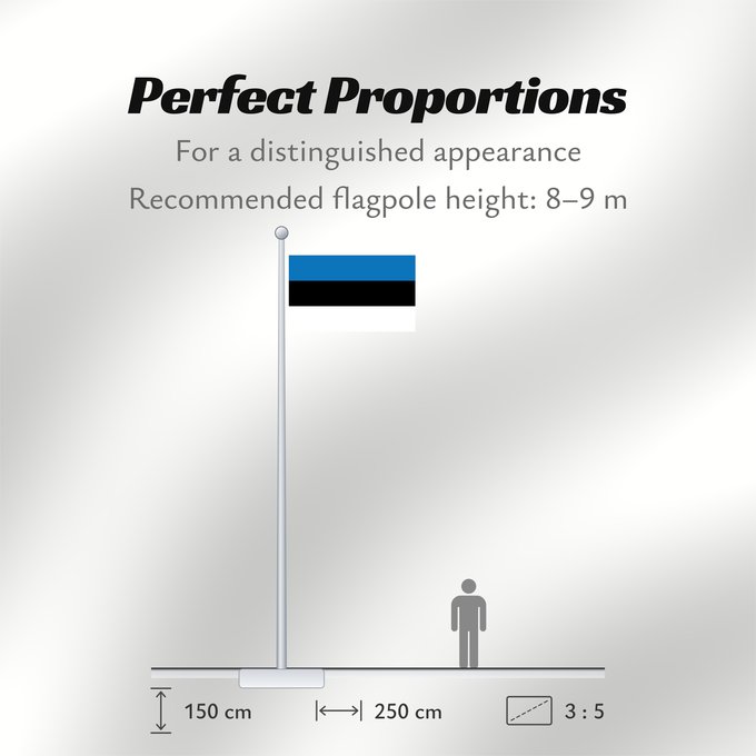 Flag Proportions: Estonia L Estonie Estland Estone Estónia Estonii Сцяг Эстоніі Национално знаме на Естония Estonská vlajka Σημαία της Εσθονίας Eesti lipp پرچم کشور استونی Viron HEastóine Észtország エストニアの国旗 ესტონეთის დროშა Estijos Igaunijas Знаме на Естонија Estoniei Флаг