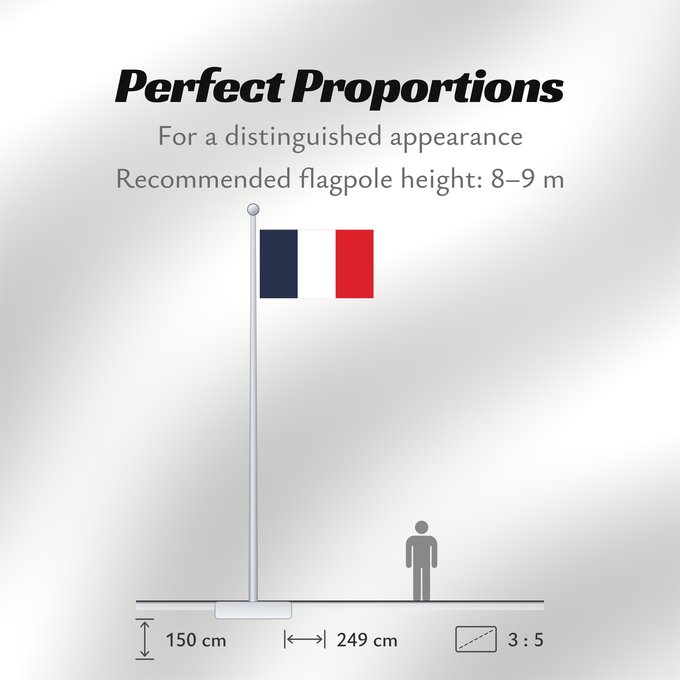 Flag Proportions: France	Francia	Frankreich	France in #002654, #FFFFFF, #CE1126