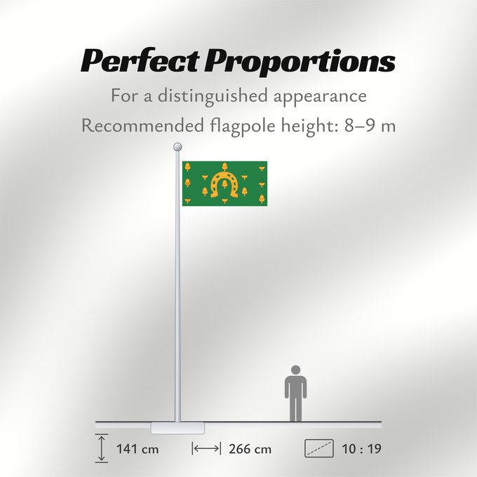 Flag Proportions: Rutland  older colours	Rutland	comté de Rutland