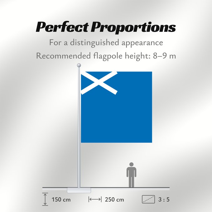 Flag Proportions: Scotland L Écosse Escocia Schottland Scozia Schotland Escócia Szkocji Scotlandes علم اسكتلندا Знаме на Шотландия Banniel Bro-Skos Skotská vlajka Yr Alban Skotlands Σημαία της Σκωτίας Skotio Šotimaa lipp پرچم اسکاتلند Skotlannin HAlban H-Alba Brattagh ny h