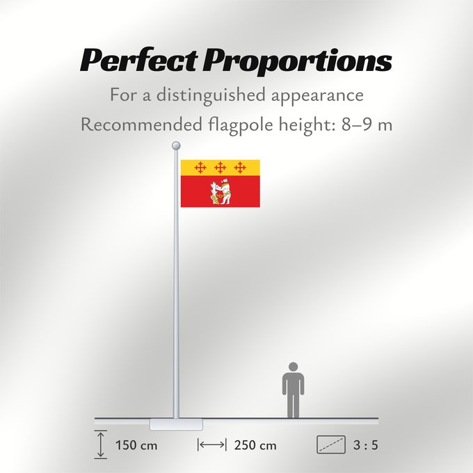 Flag Proportions: Warwickshire