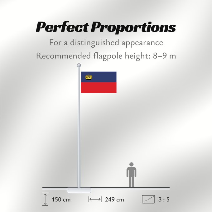 Flag Proportions: Liechtenstein Сцяг Ліхтэнштэйна Liĥtenŝtejno Liechtensteingo bandera Ala Liechtensteinê Dal Liechtenstein Флаг Лихтенштейна Lihtenštajna Прапор Ліхтенштейну