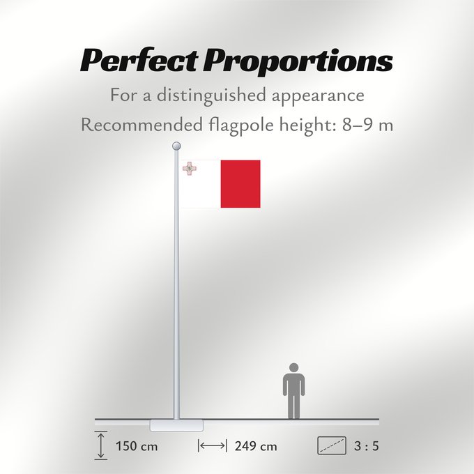 Flag Proportions: Malta Malte Сцяг Мальты Maltas Ta Malta Флаг Мальты Прапор Мальти