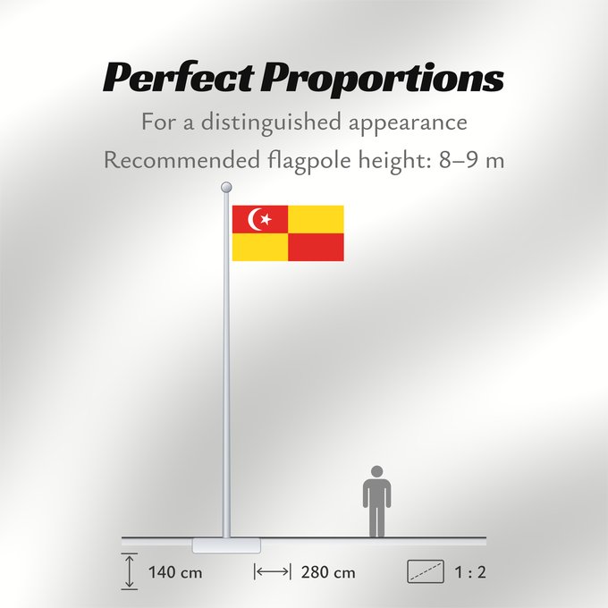 Flag Proportions: Selangor Selangor Malaysian state Selangor