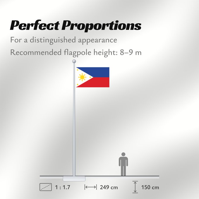 Flag Proportions: Philippines	The national flag of the Philippines	Filipinas	Philippinen	Filippine	Filipijnen	علم فلبين	An nasyunal na bandera kan Filipinas	ফিলিপাইনের জাতীয় পতাকা	Ang nasodnong bandera sa Pilipinas	La nacia flago de la Filipinoj	Wagayway ti Filipinas	フィリピ