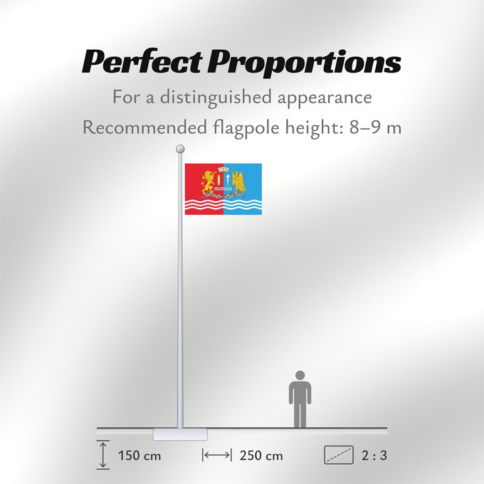 Flag Proportions: Ivanovo Oblast Oblast d'Ivanovo Óblast de Ivánovo Oblast Iwanowo