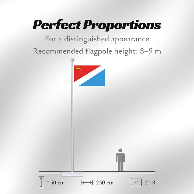 Flag Proportions: Primorsky Krai Kraï du Primorie Krai de Primorie Primorski Krai