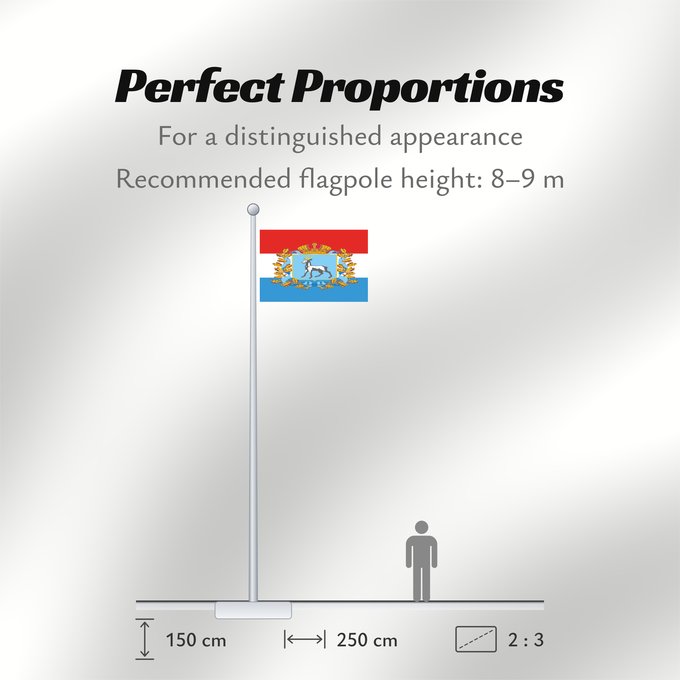 Flag Proportions: Samara Oblast oblast de Samara Óblast de Samara Oblast Samara