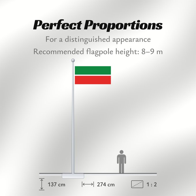 Flag Proportions: Tatarstan	Republic of Tatarstan	Tatarstan ou République du Tatarstan	Tartaristán	Государственный флаг Республики Татарстан	Татарстан Республикасының Дәүләт флагы	Прапор Республіки Татарстан РФ
