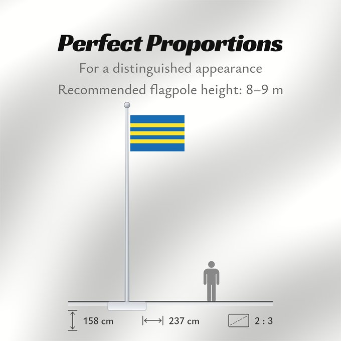Flag Proportions: Trnavsky vlajka Trnava Region Région de Trnava Región de Trnava Trnava Trnava Regione