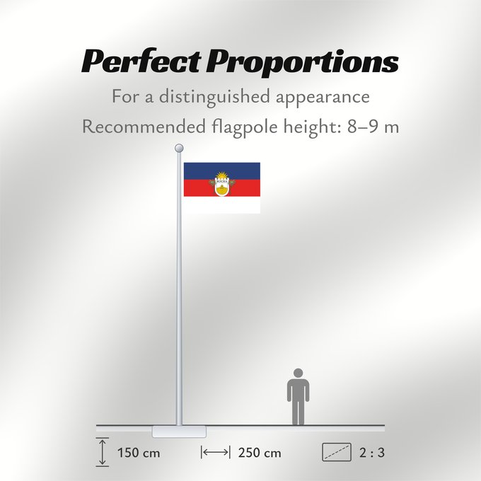 Flag Proportions: Rocha Department Rocha Departamento de Rocha, Uruguay Rocha