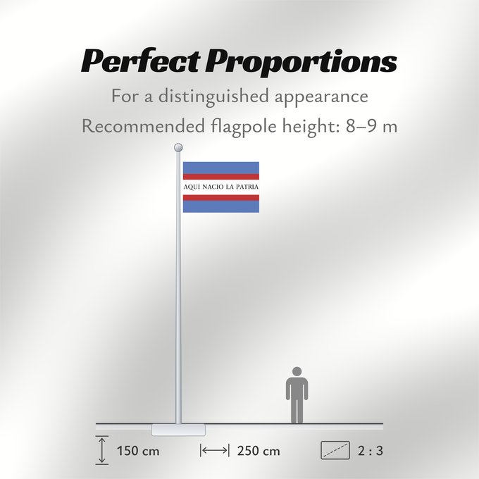 Flag Proportions: Soriano Department Soriano département de Soriano