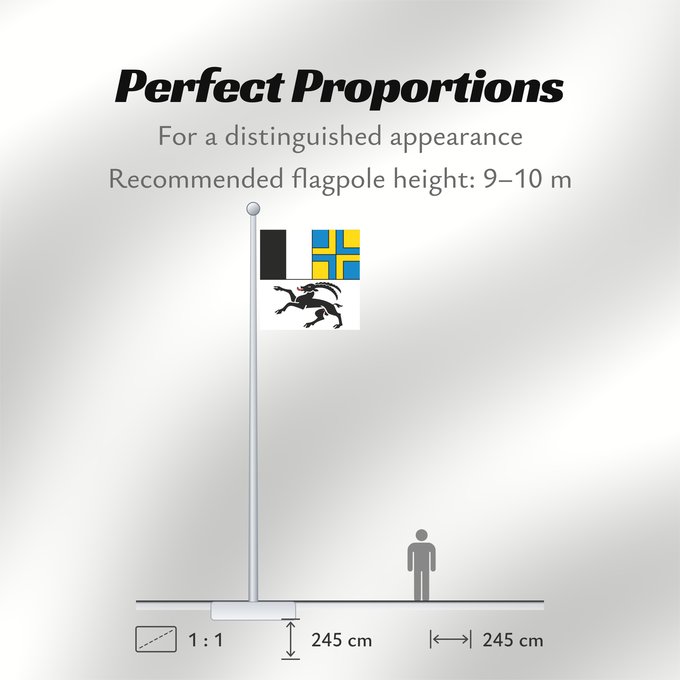 Flag Proportions: Graubünden (de), Grigioni (it)