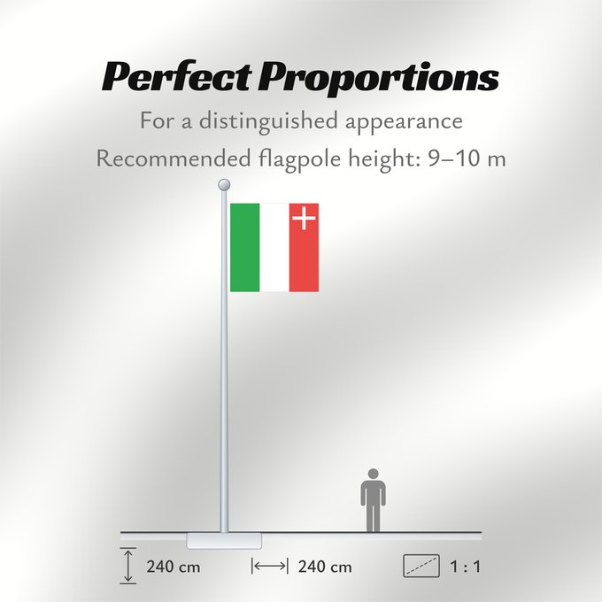Flag Proportions: Neuchâtel (fr)