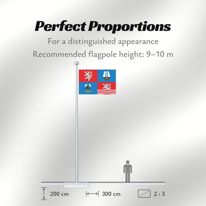 Flag Proportions: Karlovy Vary Region Région de Karlovy Vary Región de Karlovy Vary Region Karlovy Vary Regione di Karlovy Vary