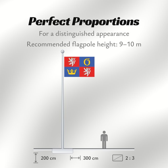 Flag Proportions: Hradec Kralove Region	Hradec Králové Region	Région de Hradec Králové	Región de Hradec Králové	Region Hradec Králové	Regione di Hradec Králové