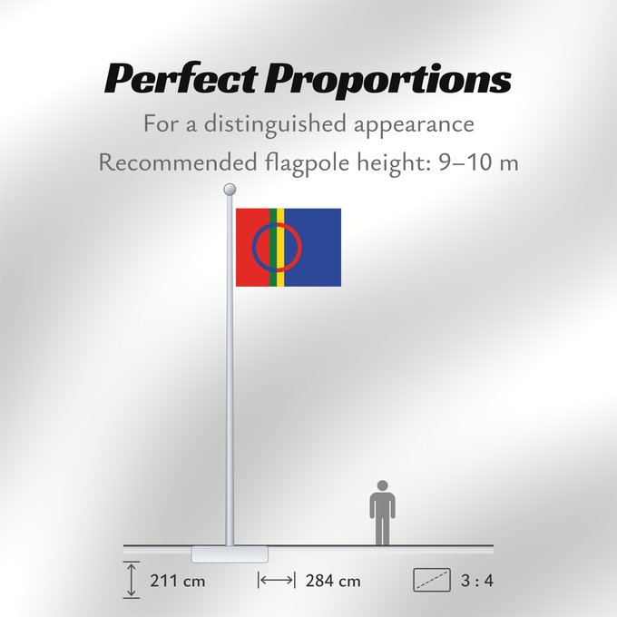 Flag Proportions: Sami	The Sami	Laponie	Laponia	Lappland	Lapponia	Sámská vlajka	Samea	Saamen	Det samiske flagget	Sámi leavga	Samernas